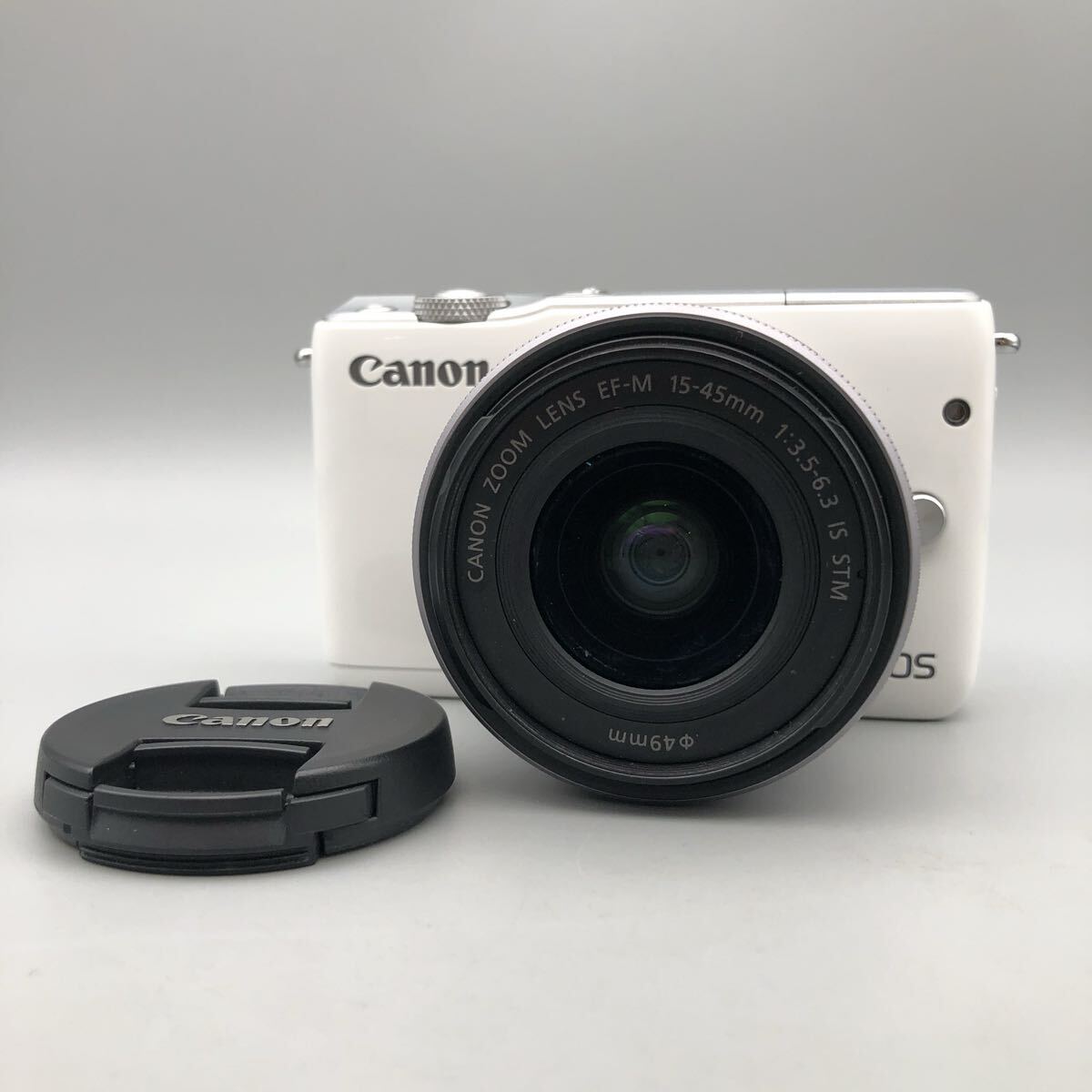 ★G05249 Canon キャノン EOS M10 ミラーレス一眼 レンズキット ホワイト 動作未確認