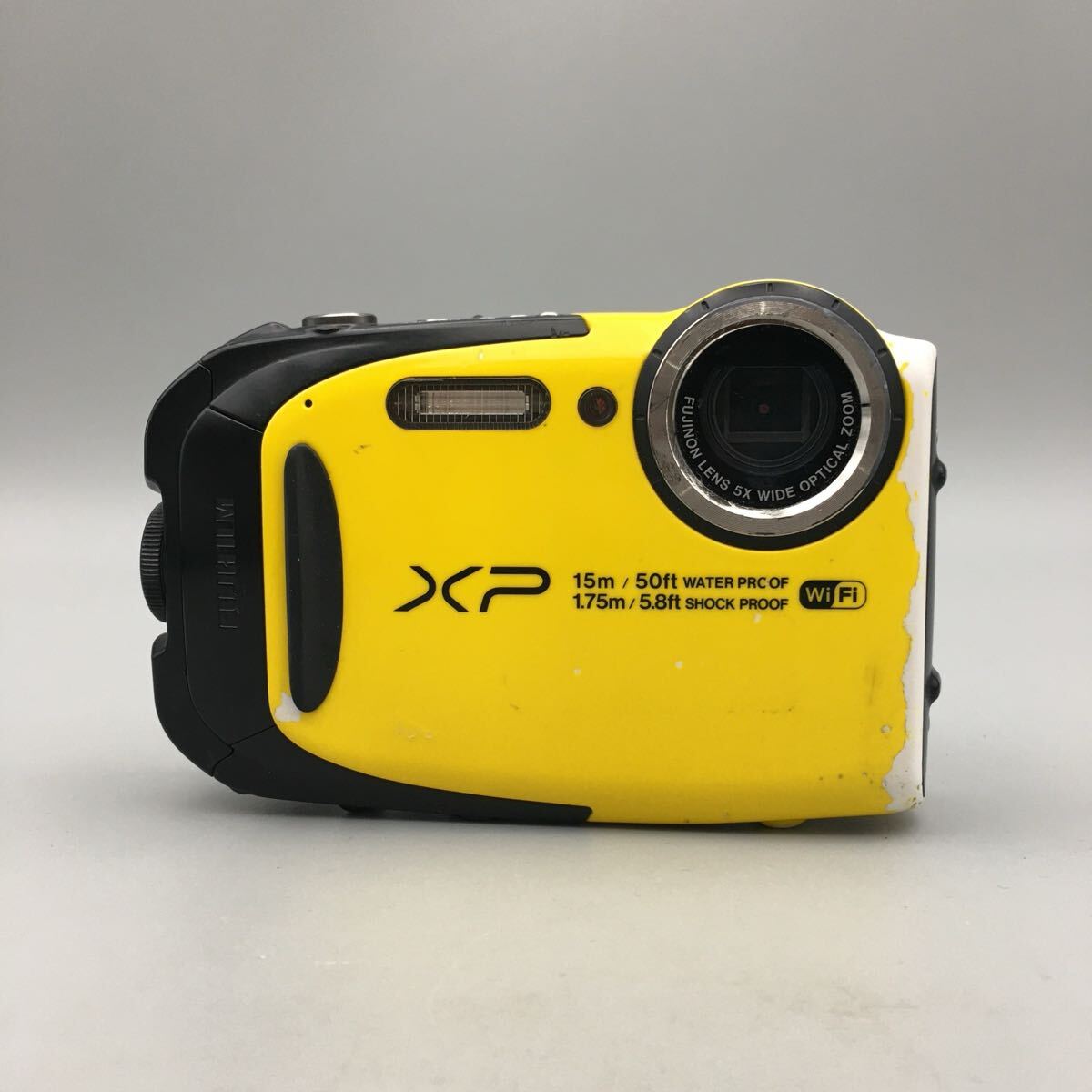 ★G05257 FUJIFILM フジフイルム FinePix XP80 デジタルカメラ 防水 防塵 イエロー 動作確認済 中古品