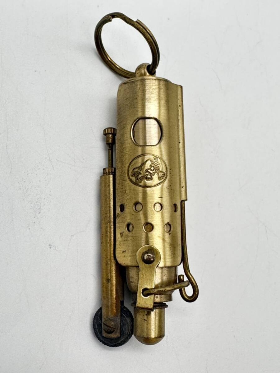 B15540 Army&Navy Lighter SOLID BRASS アンティーク オイルライター 喫煙具