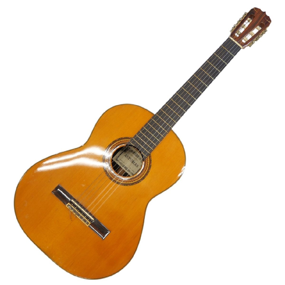 1円スタート ASTURIAS アストリアス アコースティックギター アコギ ブラウン 楽器 本体 弦楽器 6弦 音楽 演奏 器材 動作未確認