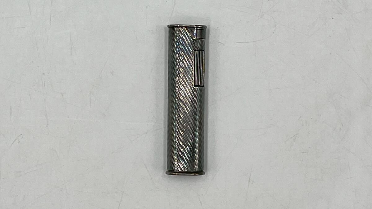 ★dunhill ダンヒル ガスライター スリム ローラー式 シルバー 喫煙具★