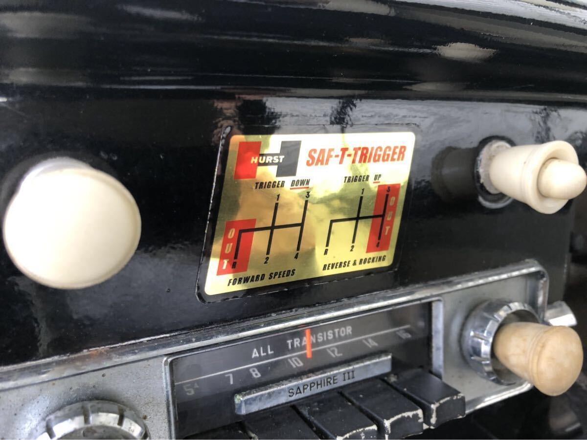 空冷 VW HURST ハースト シフター ギア シフトパターン ステッカー ビートル カルマンギア バス タイプ2 タイプ3 EMPI ジーンバーグ 車検用