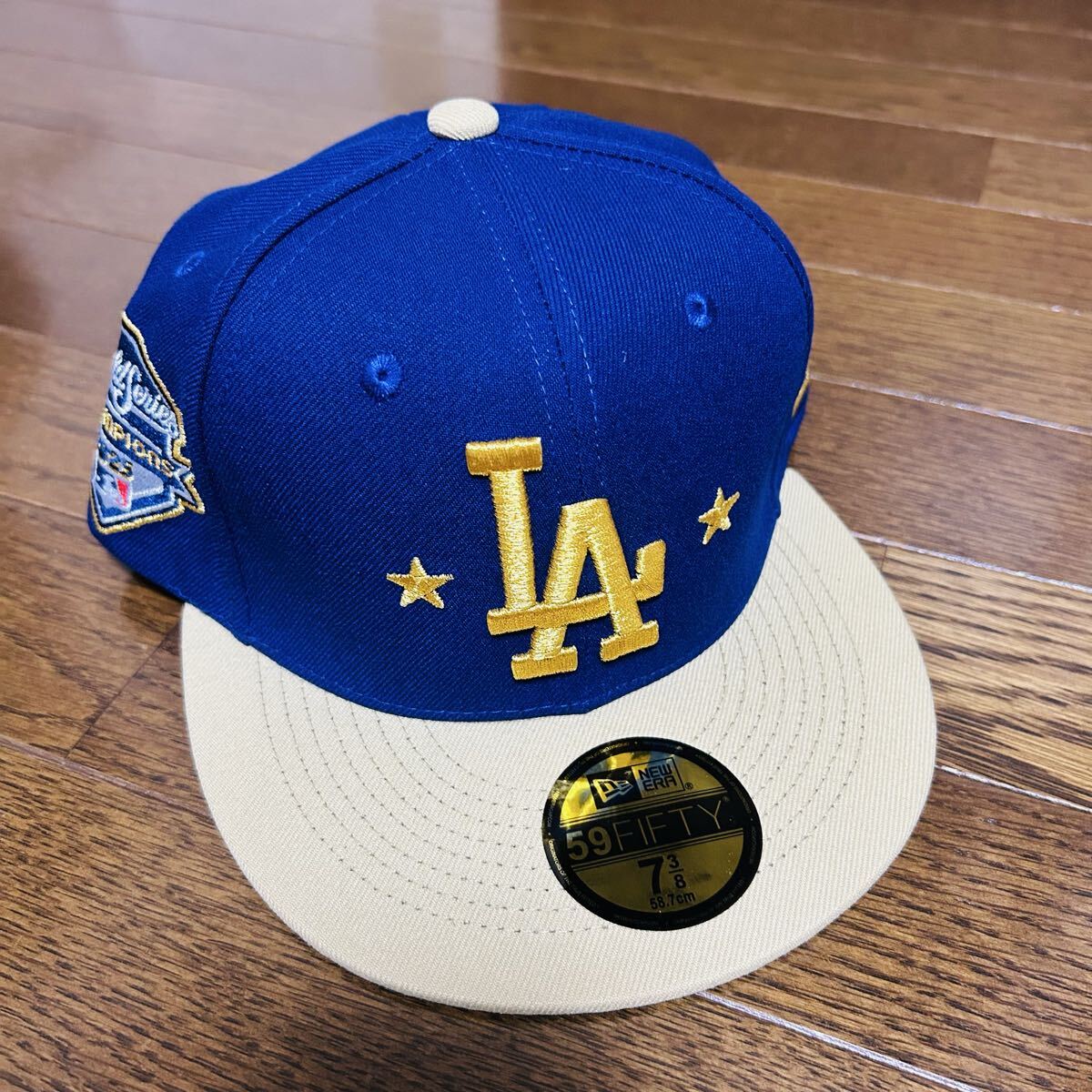 NEW ERA 59FIFTY ロサンゼルス ドジャース キャップ 7 3/8 58.7cm 大谷翔平 ニューエラ ロサンゼルス ドジャース ゴールドコレクション 