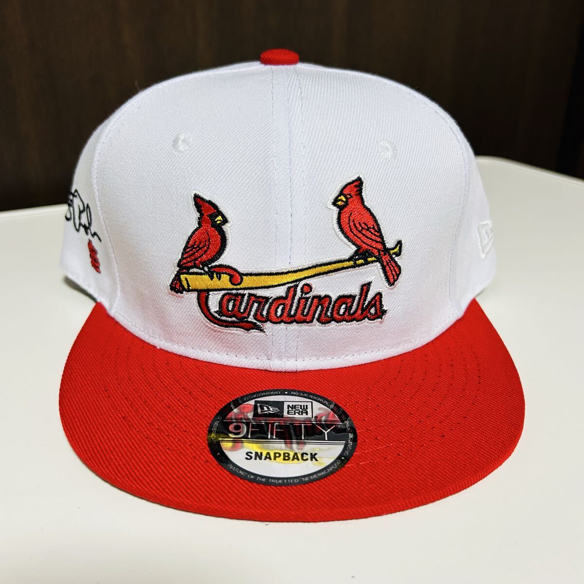NEW ERA ニューエラ 9FIFTY セントルイス・カージナルス キャップ 白 赤 ニューエラ MLB Cardinalsスナップバックオシャレヒップホップ