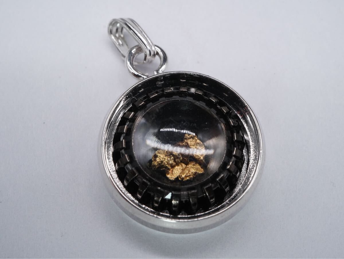 【239】 GOLDPARK ゴールドパーク 砂金 ネックレストップ ペンダントトップ アクセサリー TIA