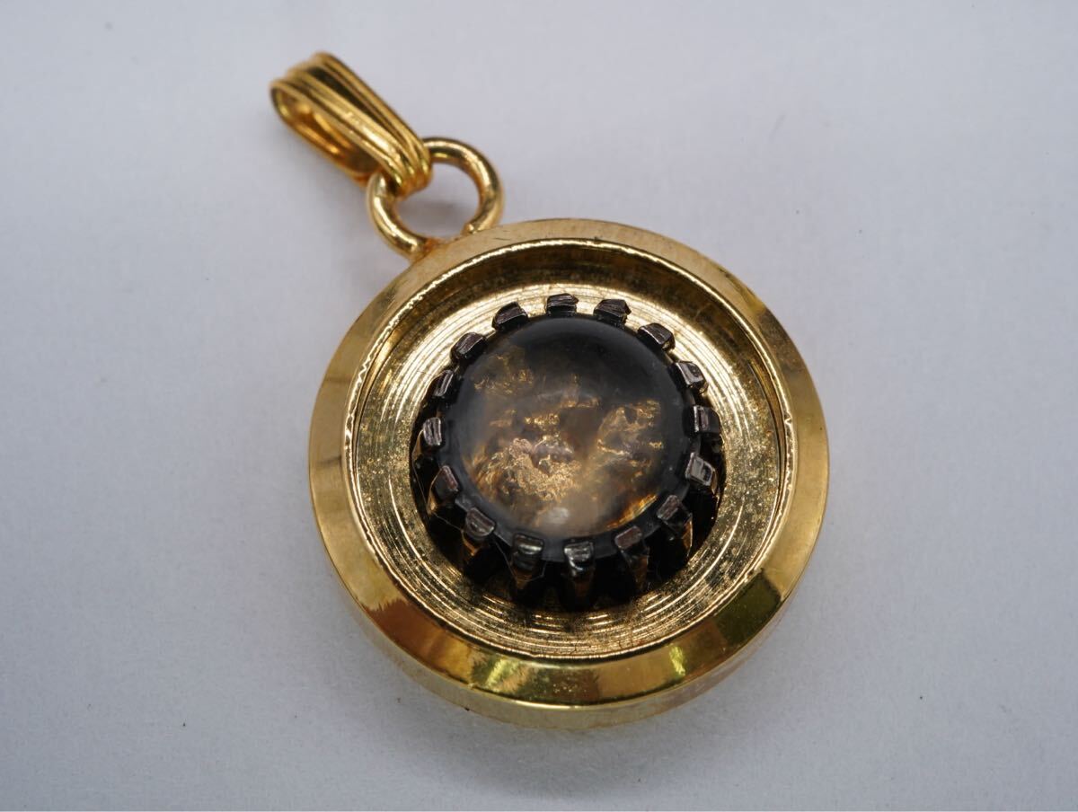 【238】 GOLDPARK ゴールドパーク 砂金 ペンダントトップ ネックレストップ アクセサリー TIA