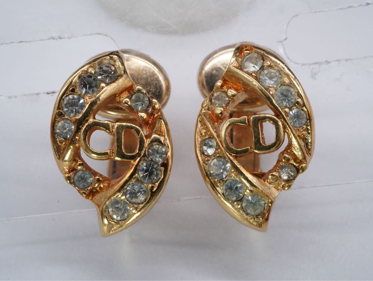 【221】 Christian Dior クリスチャンディオール イヤリング アクセサリー TIA