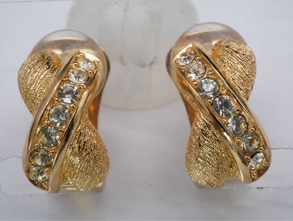 【216】Christian Dior クリスチャンディオール イヤリング アクセサリー TIA