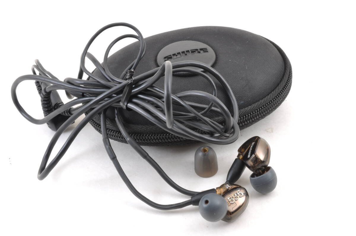 [KAK25]SHURE シュア SE535 イヤホン 有線 ブラック ゴールド