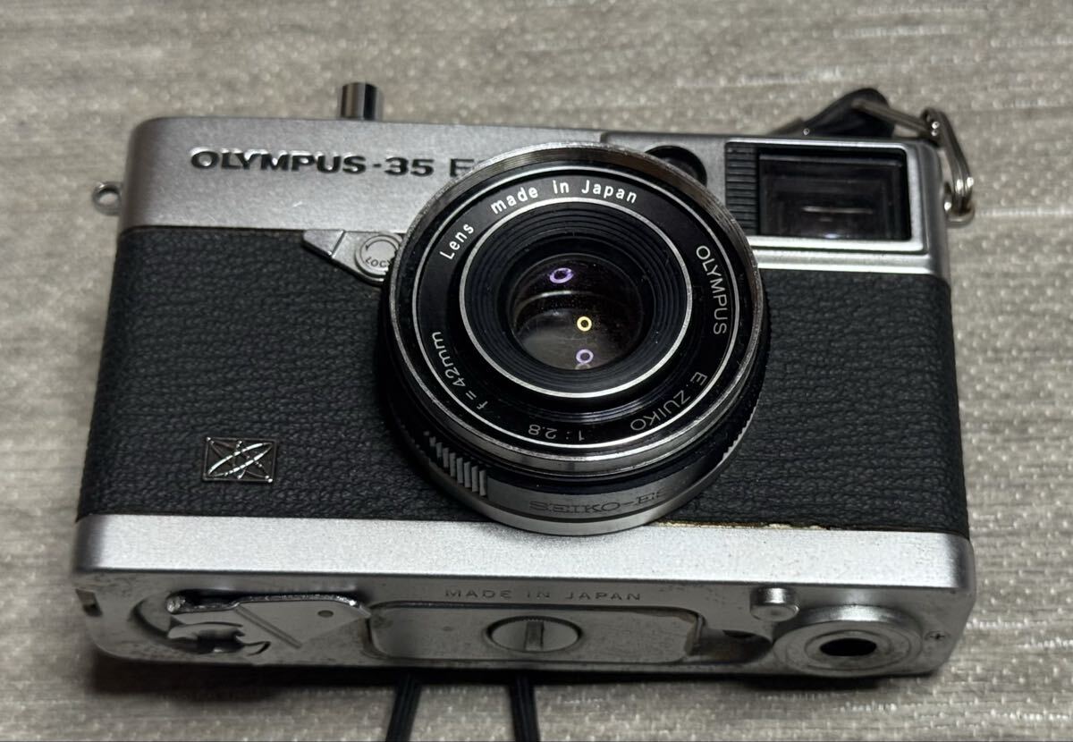 OLYMPUS-35 F E.ZUIKO f=42mm 1:2.8 フィルムカメラ