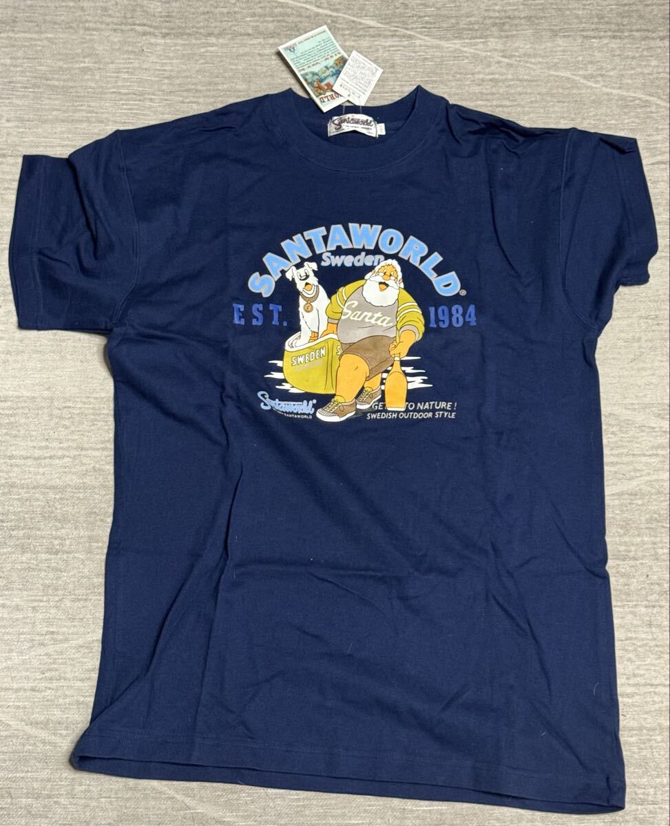 新品　サイズLL キャプテンサンタ　プリントがお洒落な半袖Tシャツ　