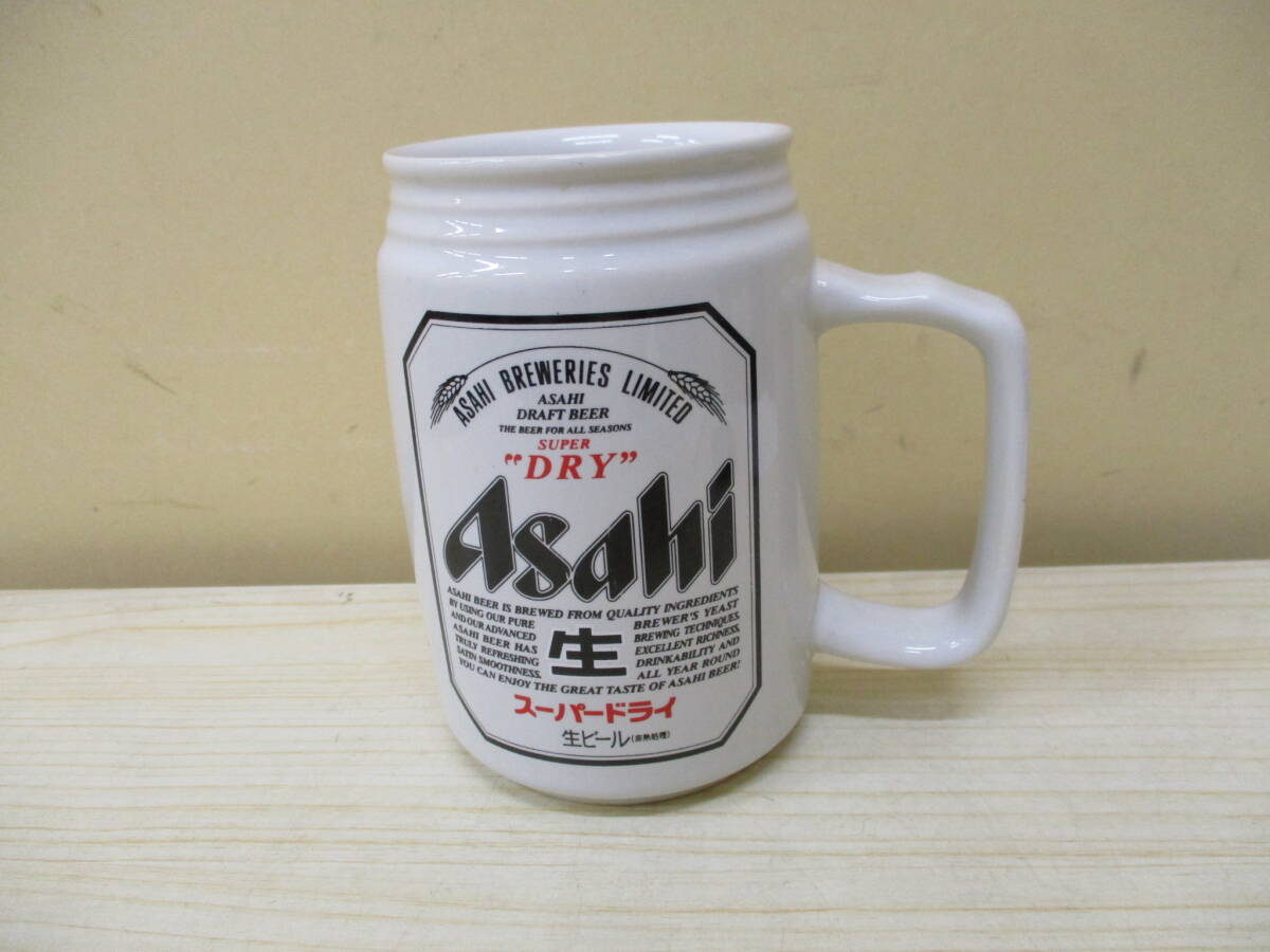 N2069　アサヒビール　缶型　マグカップ　スーパードライ　Asahi　陶器　