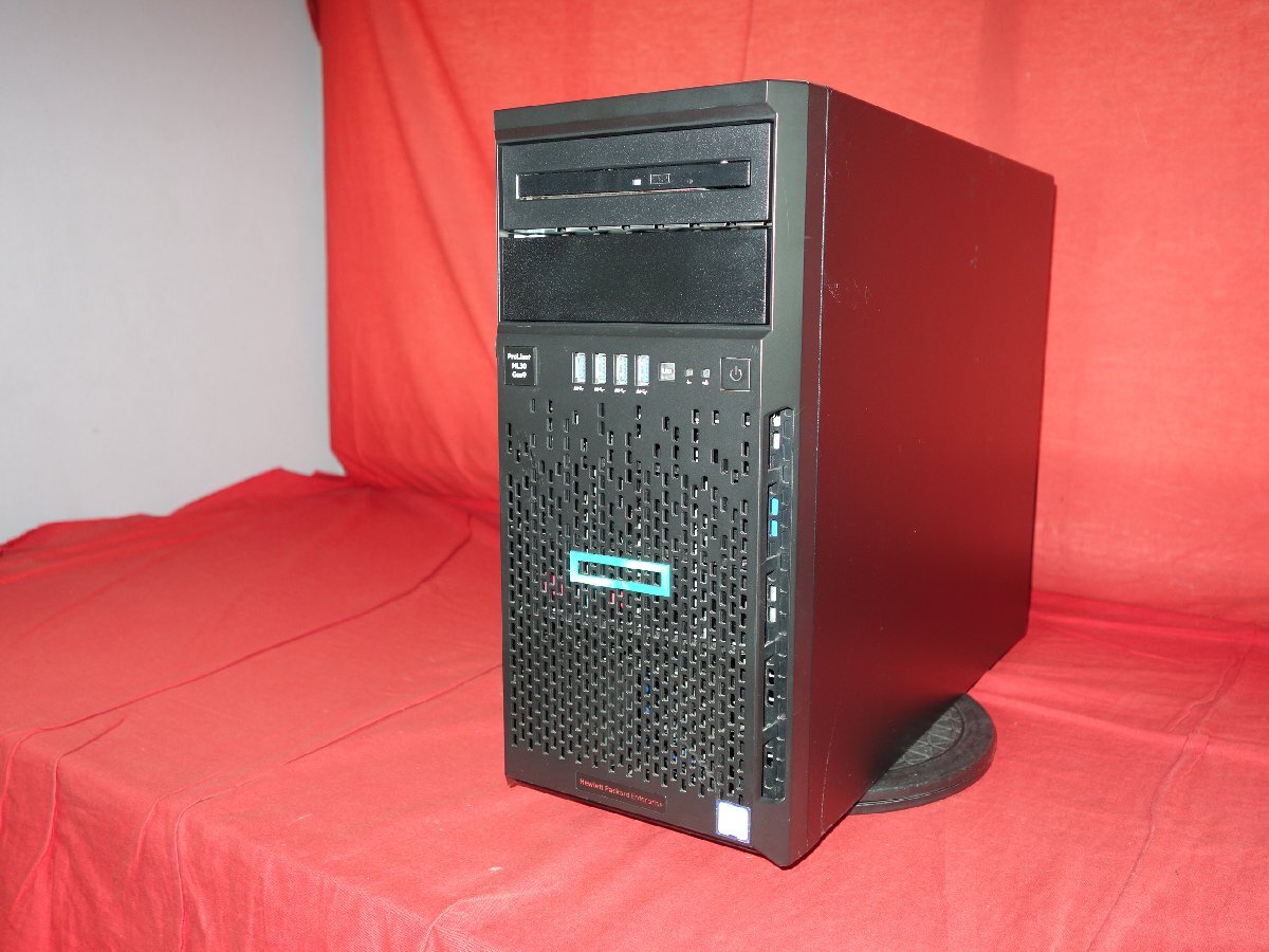 HP　ProLiant ML30 Gen9 【Xeon E3-1220V6】 【BIOS確認OK】 メモリ16GB/HDDなし/OSなし 中古 タワーサーバ 【10日間保証】 PH260521-24