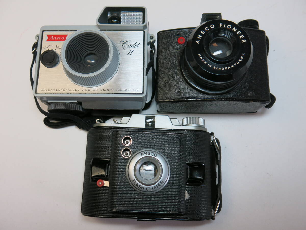 アンスコ Ansco Flash-Clipper 616など 3台セット 美品