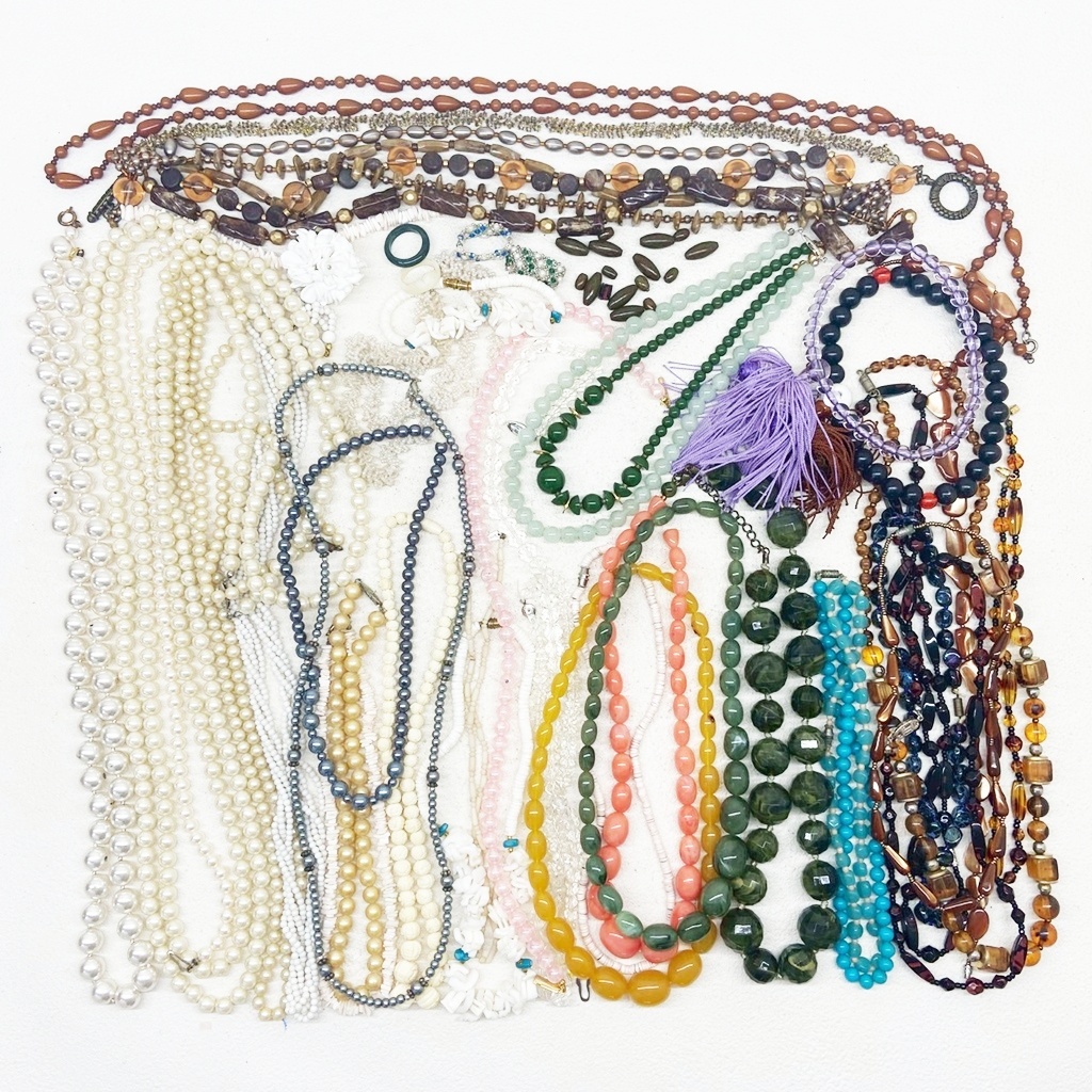 【CO141-2】アクセサリー まとめ 総重量 1,110g ネックレス ブレスレット ブローチ 天然石 パール パワーストーン 卸 レディース