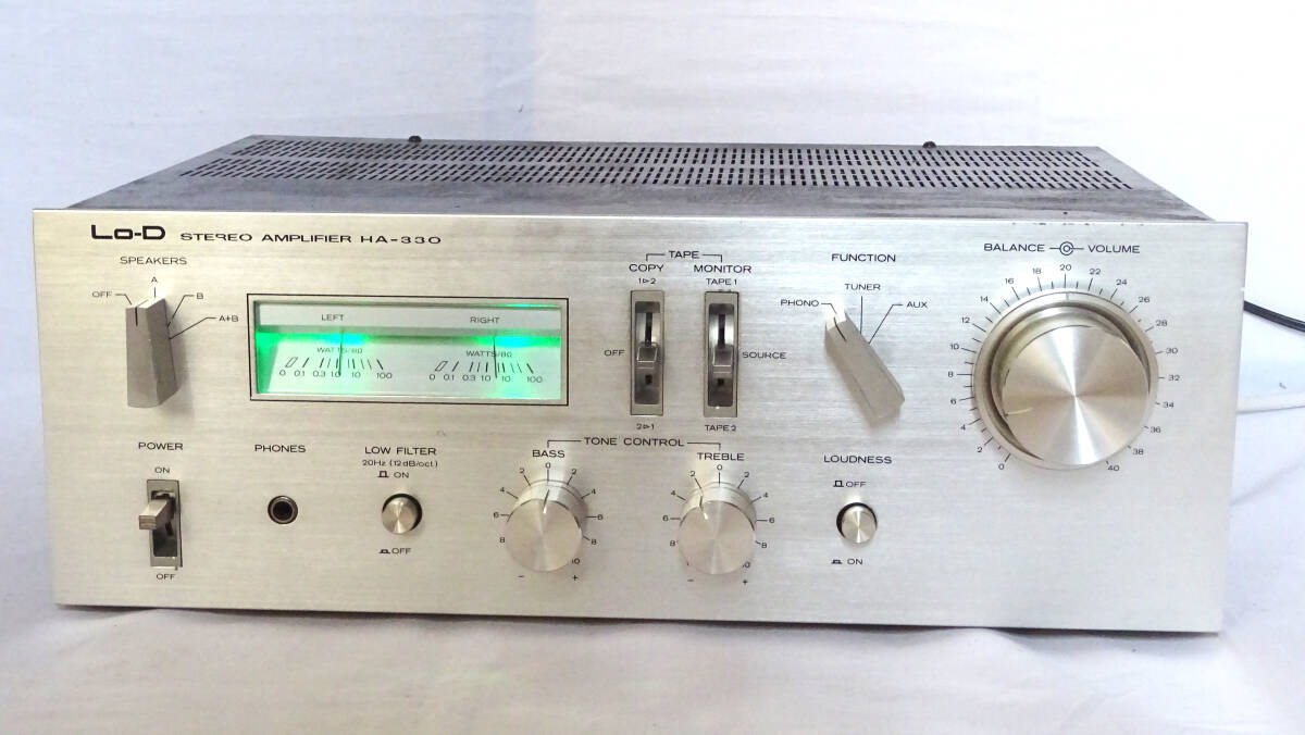 Lo-D (HITACHI) HA-330 　 プリメインアンプ　動作品