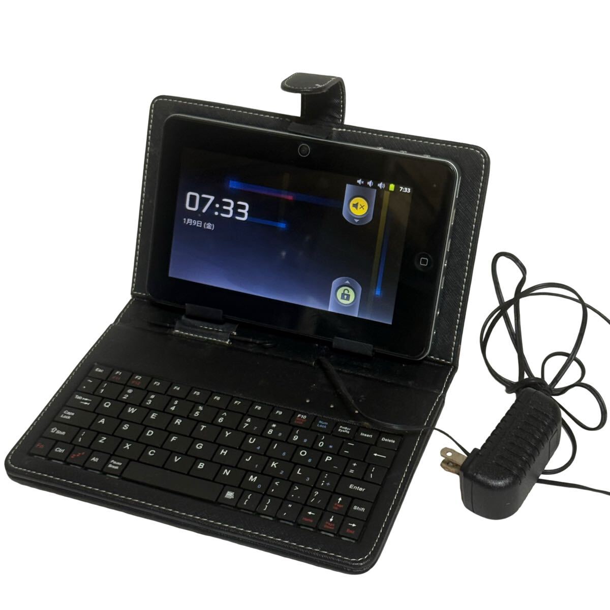 動作品 8インチ 8GB MID series tab インターネット Bluetooth ブラック キーボード バンド開閉式 ACアダプター タブレット 端末