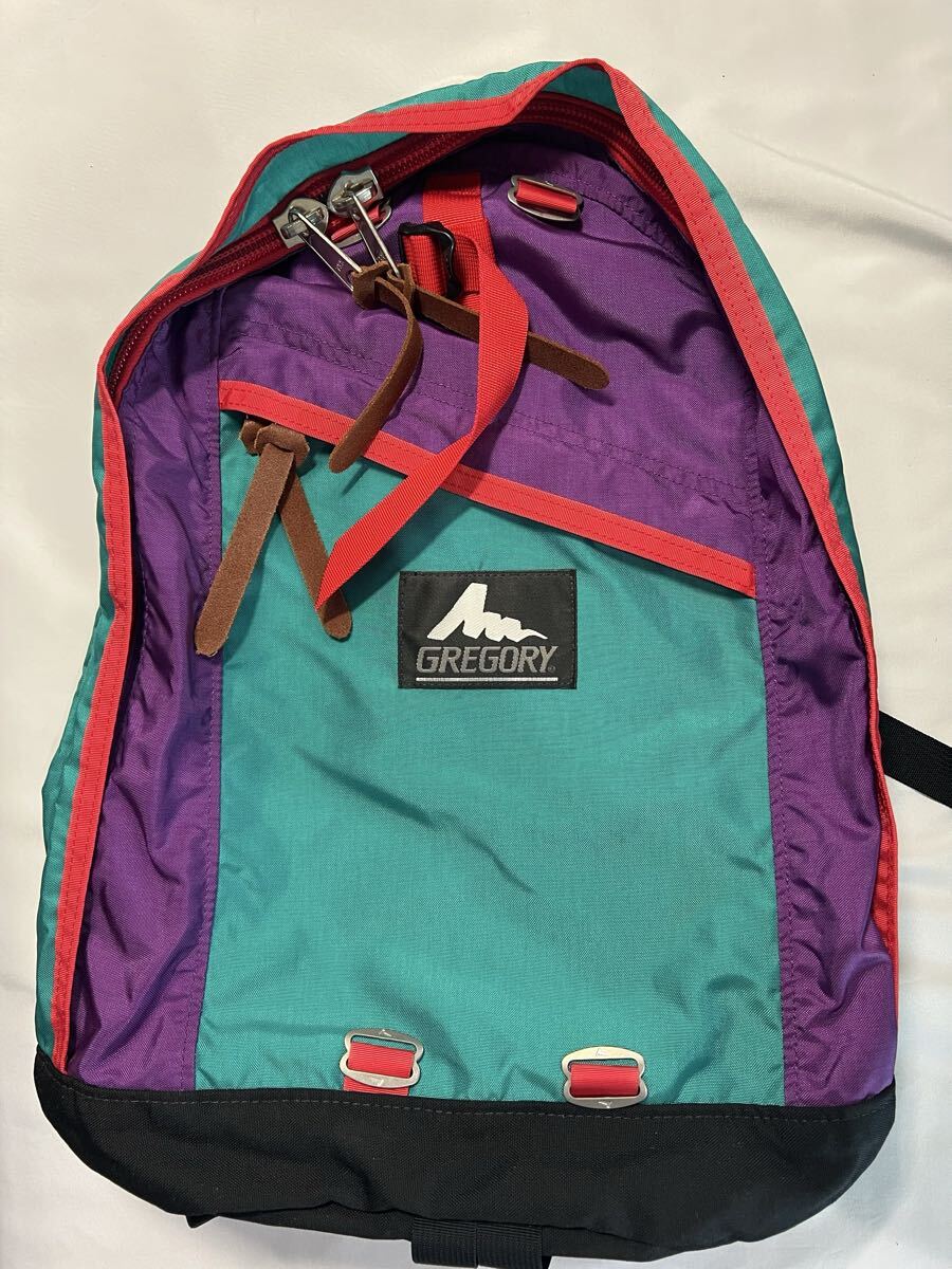 極美品　USA製　GREGORY　銀タグ　マルチカラー　デイパック　26L