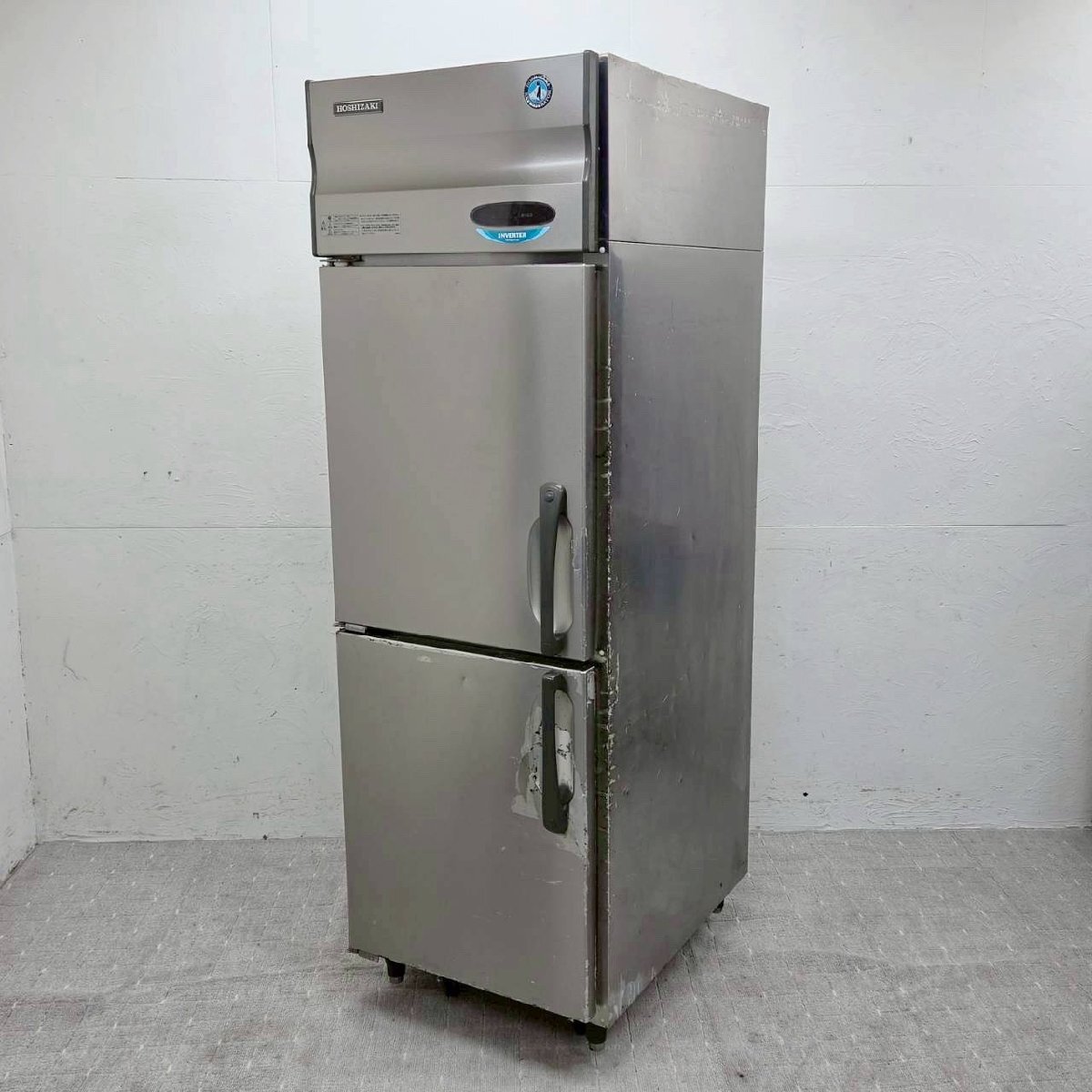 ホシザキ 縦型冷蔵庫 HR-63X3 三相200V 504Ｌ 業務用 2ドア 奥行800ｍｍ/D5457