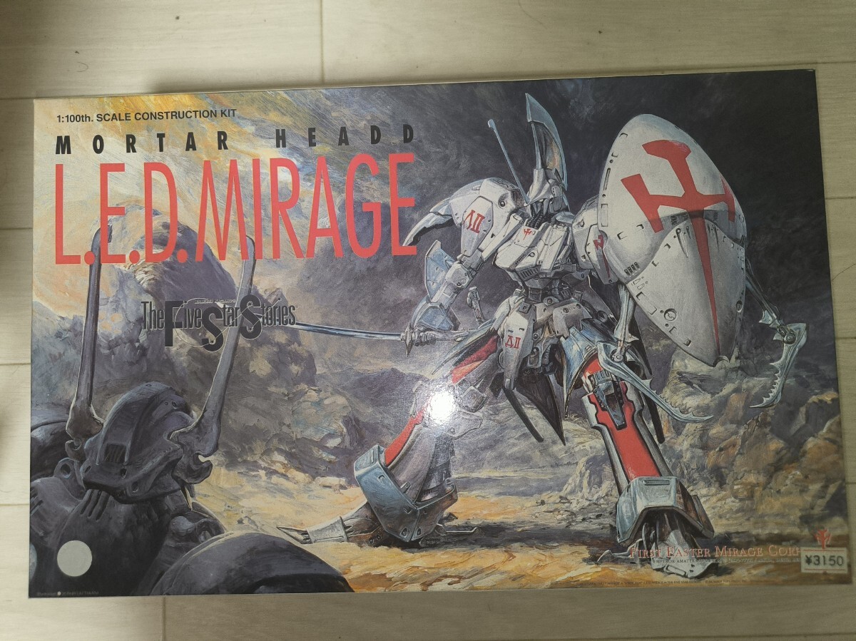 WAVE 1/100 L.E.D.MIRAGE ファイブスター物語 プラモデル