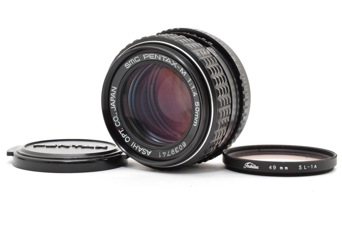【ほぼ新品】SMC Pentax ペンタックス M 50mm F1.4 Kマウント 銘玉 大口径 #2894126