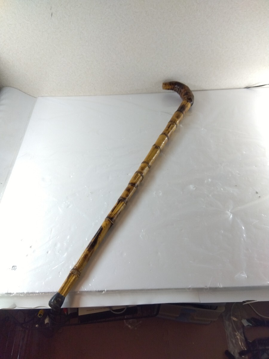 竹製 杖 布袋竹 歩行補助 長さ約88cm
