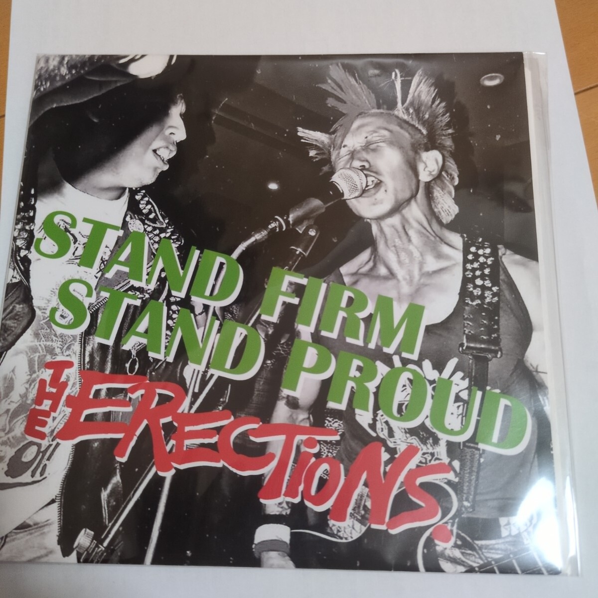 新品　ERECTIONS 　レコード　7インチ　パンク　　ハードコア　PUNK　インディーズ　ジャパコア