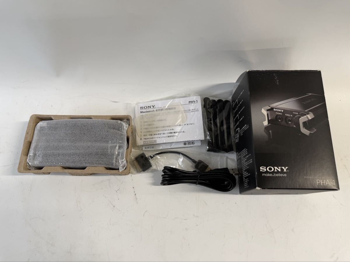 SONY PHA-1 ポータブルヘッドホンアンプ 音響機器 中古