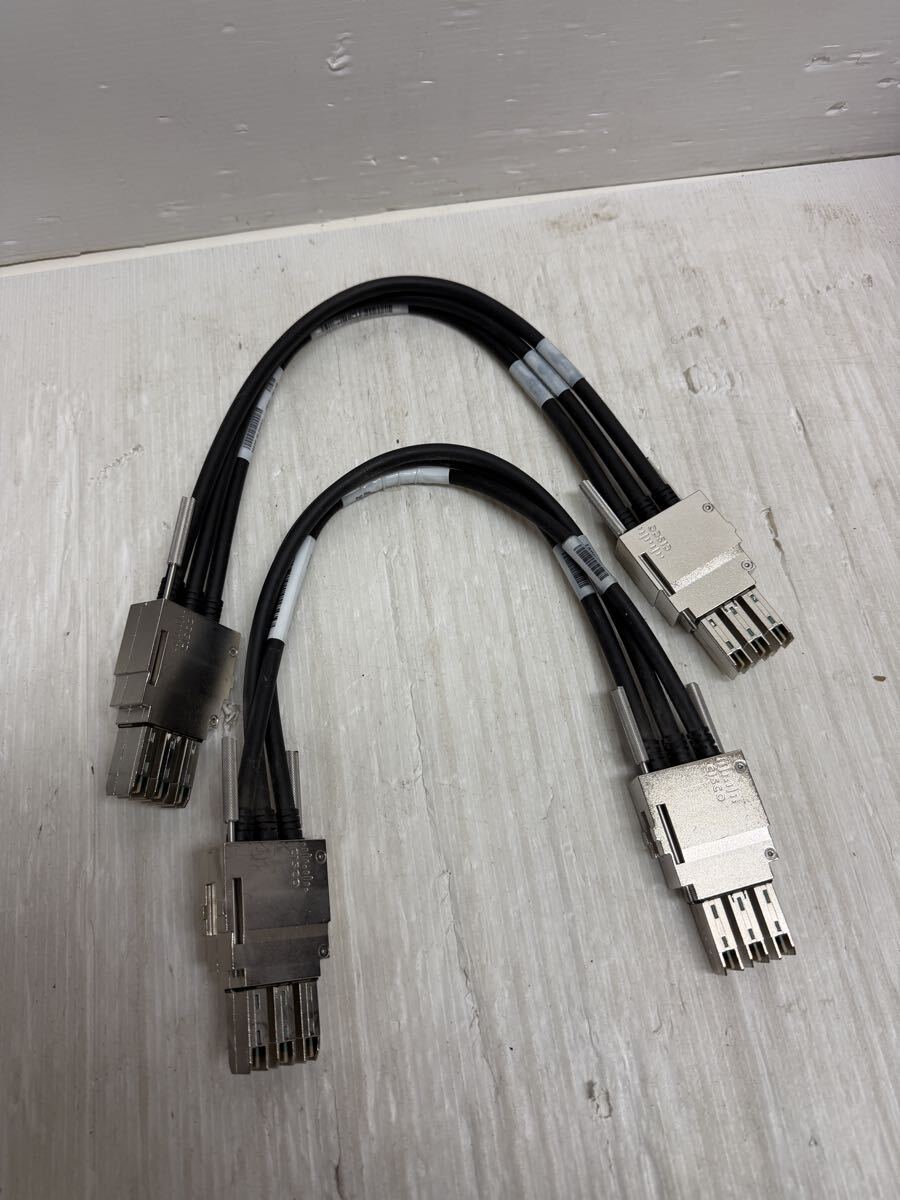 2本セット　Cisco STACK-T1-50CM (800-40403-01) Stack Cable 50cm　スタックケーブル　 スタッキング