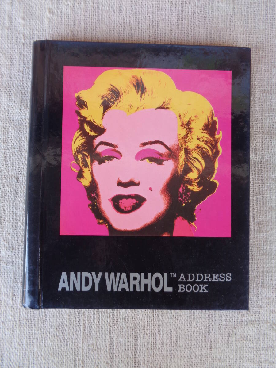 「Andy Warhol Address Book」　アンディー・ウォーホル　アドレス ブック　未使用