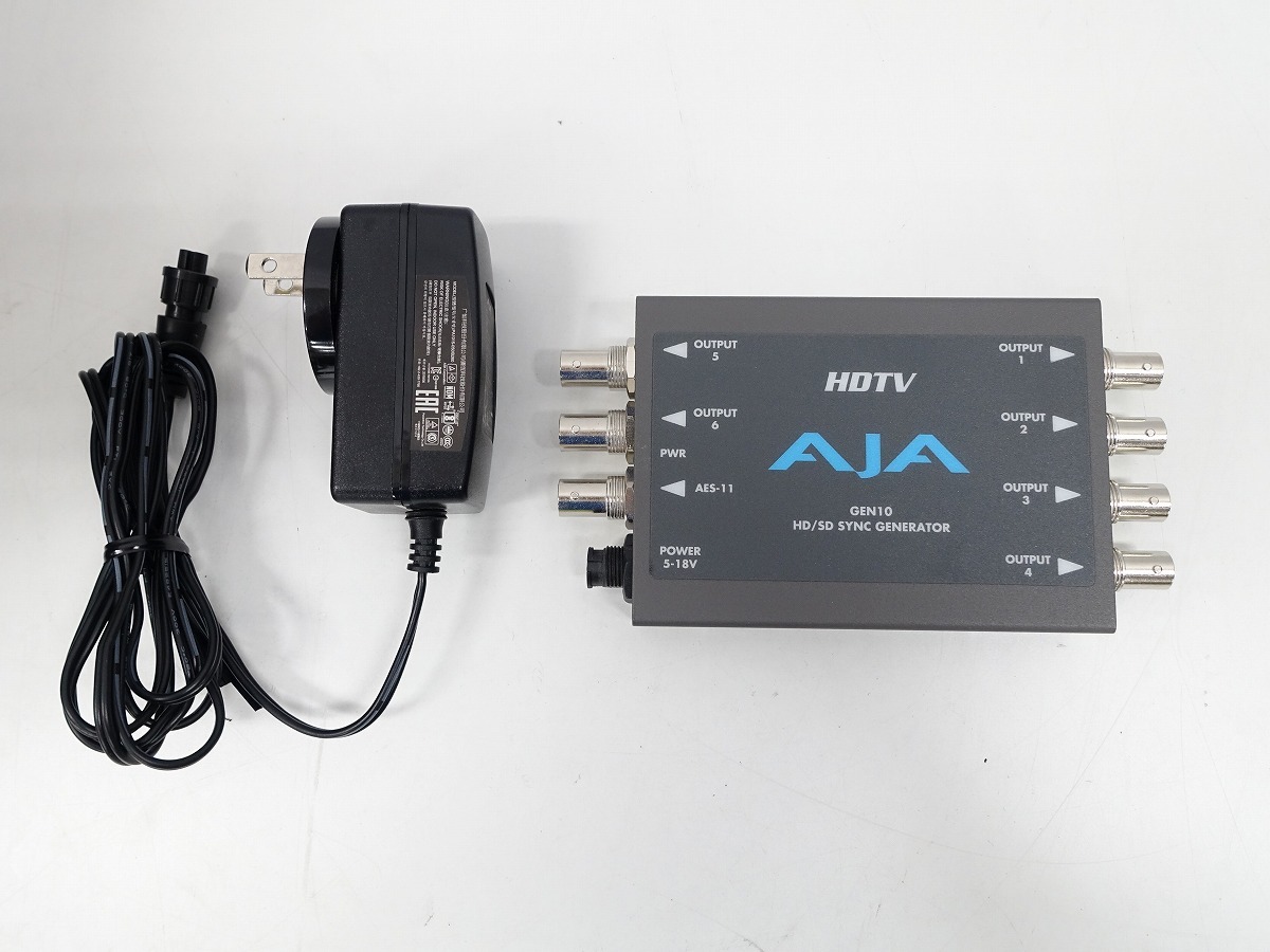 AJA GEN10 HD/SDシンクジェネレーター HD3値シンク出力 動作OK *448802