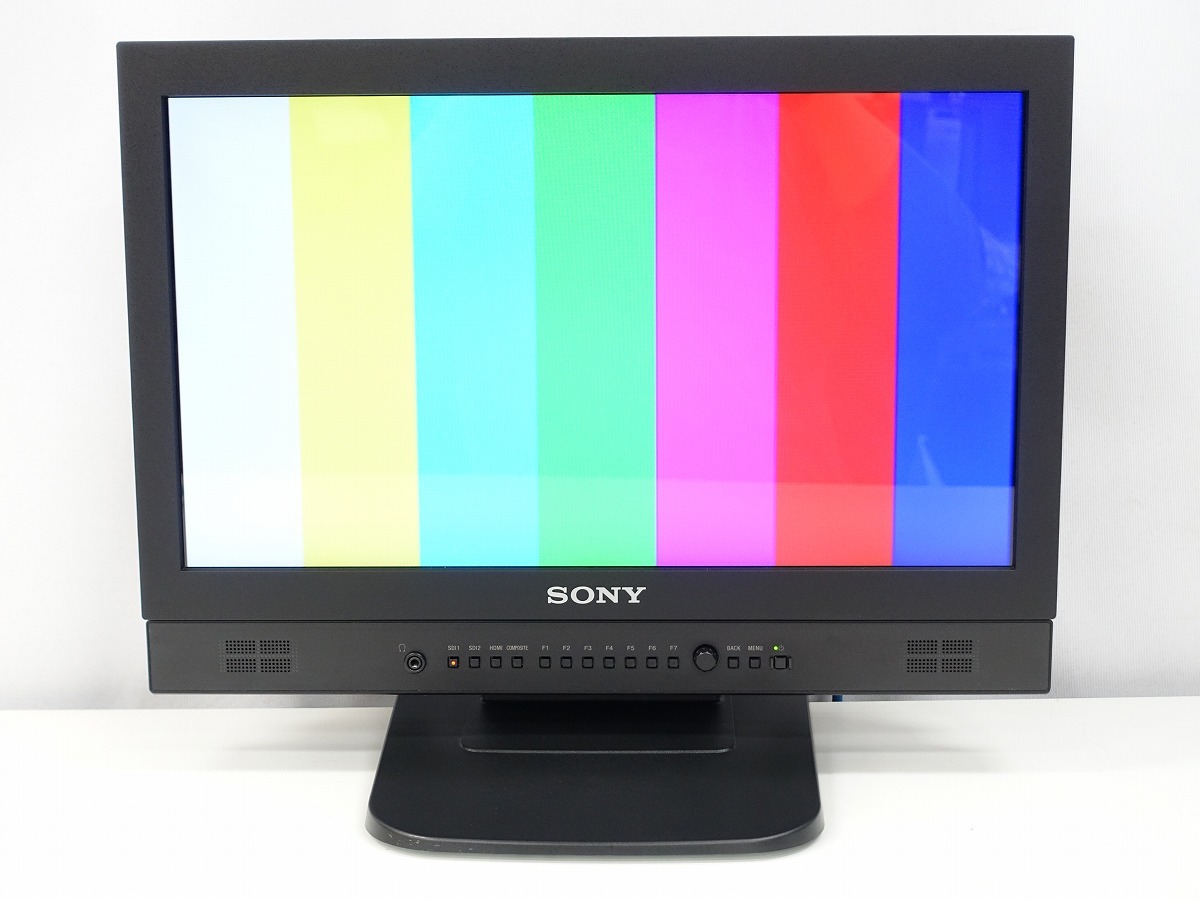 SONY LMD-B170 17型業務用ビデオモニター HD-SDI / HDMI / コンポジット 動作品 マルチフォーマット液晶モニター 2017年製 *394266