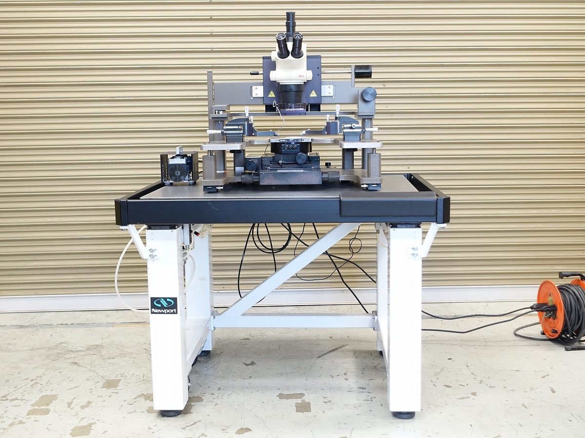 【引取希望/関東配送可】 Cascade Microtech Summit 9000 Analytical Probe Station / LEICA S6D 顕微鏡 / Newport VH-3036-OPT *451432 