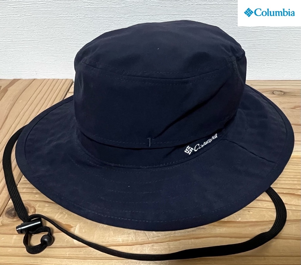 Columbia イエロードックマウンテンブーニー ハット S / M ネイビー PU5472 古着 コロンビア 帽子 ハット