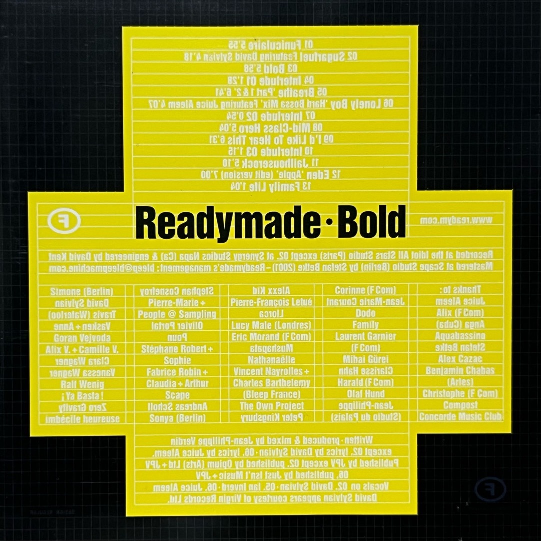 Readymade - Bold 中古CD 2001 F Communication