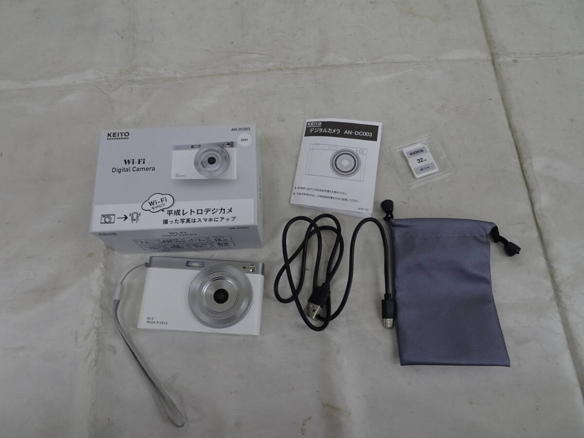 ◆美品◆KEIYO◆デジタルカメラ◆AN-DC003◆52