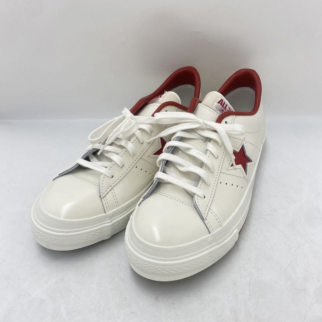 期間限定セール コンバース CONVERSE ONE STAR J WHT/RED サイズ:27.5cm