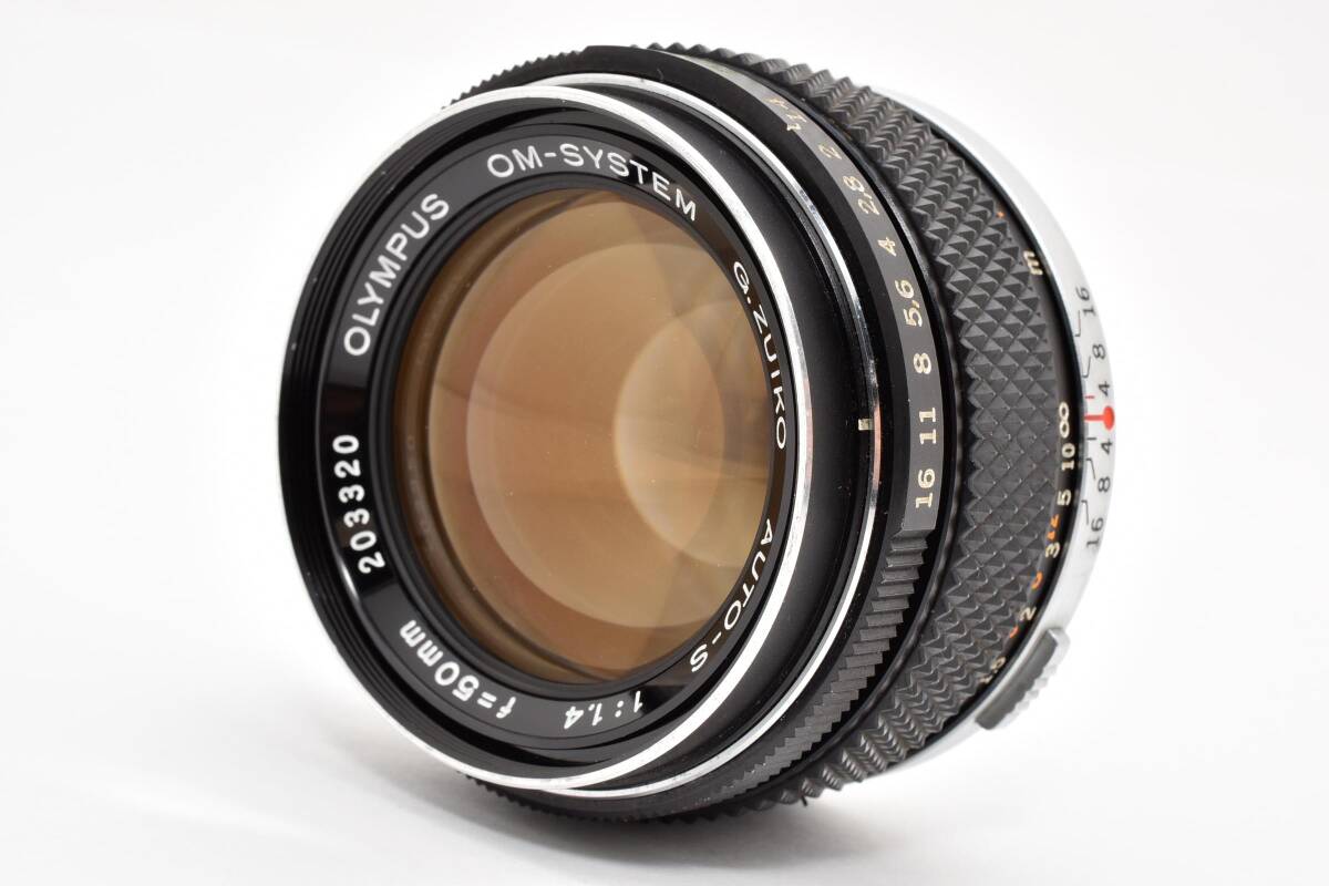 【外観美品】OLYMPUS OM-SYSTEM ZUIKO AUTO-S 50mm F1.4 #316