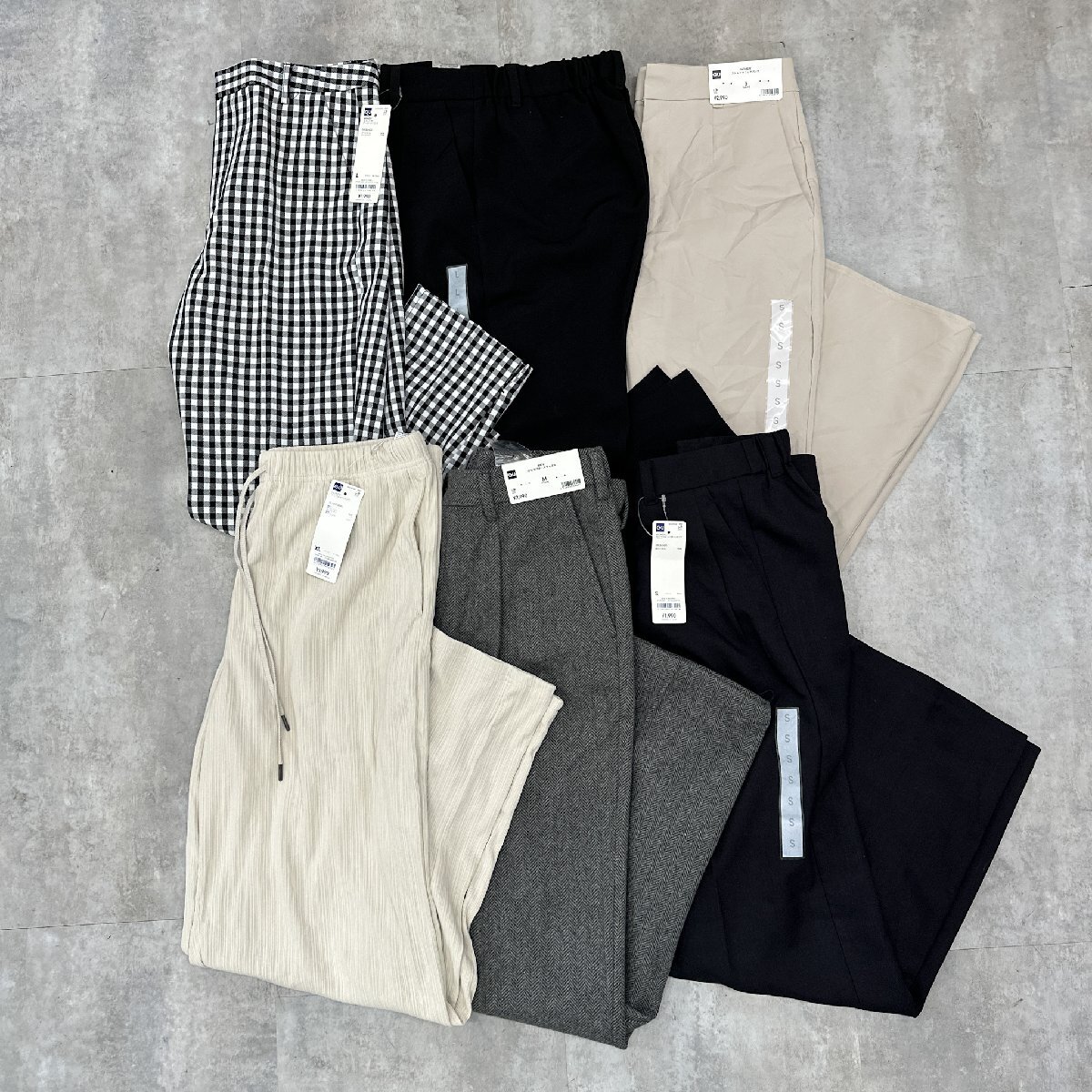 【23点】GU 古着まとめ売り◆新品未使用タグ付き デニム パンツ トップス シャツジャケット ワンピース メンズ レディース 卸売 セット