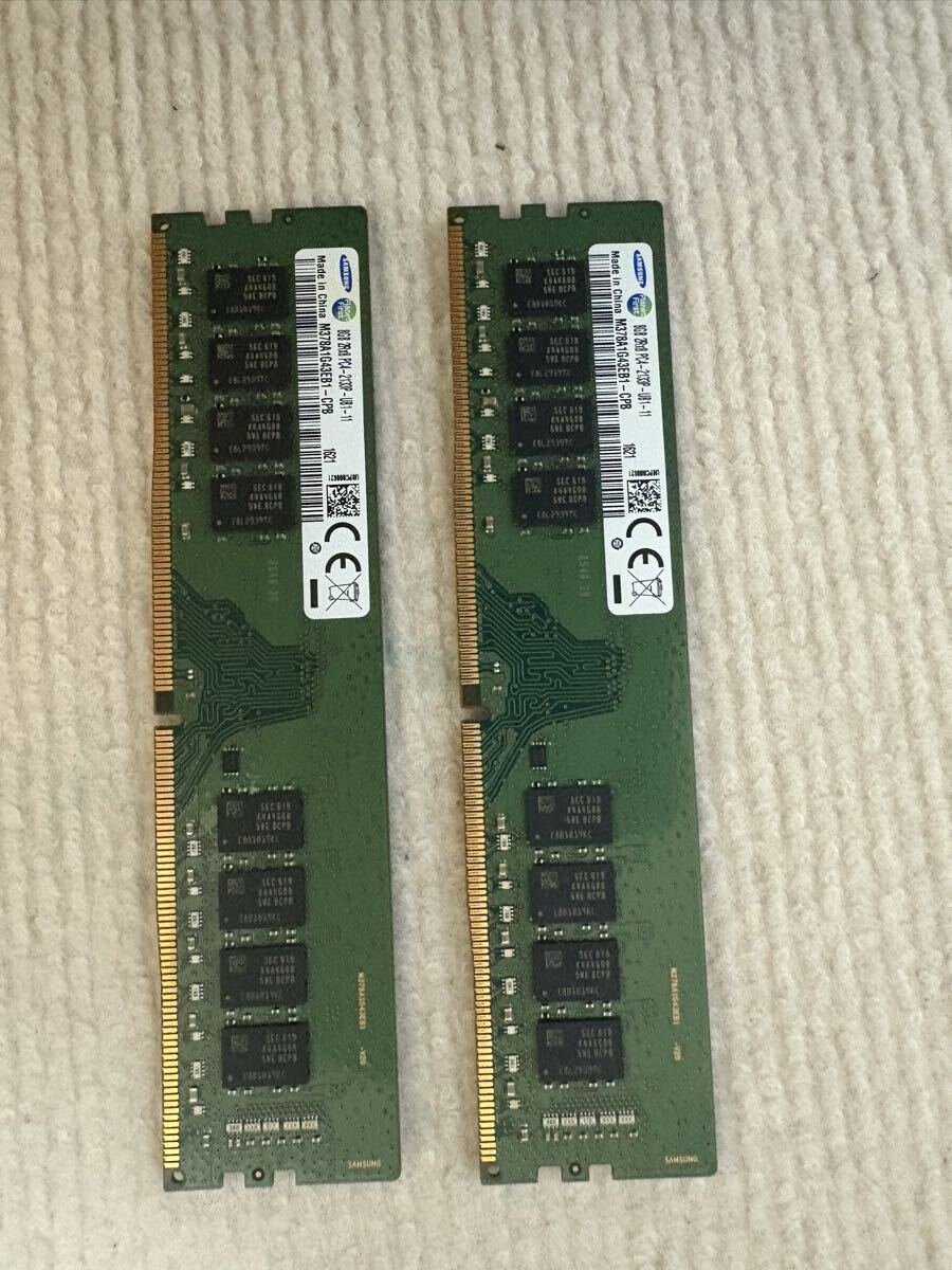 SAMSUNG メモリ、8GBx2（16GB）M378A1G43EB1-CPB