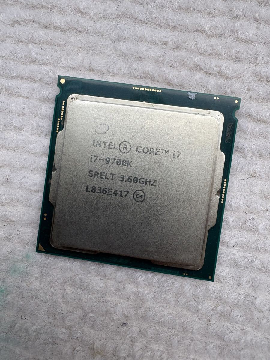 CPU CORE i7-9700K 3.60GHZ 動作未確認 