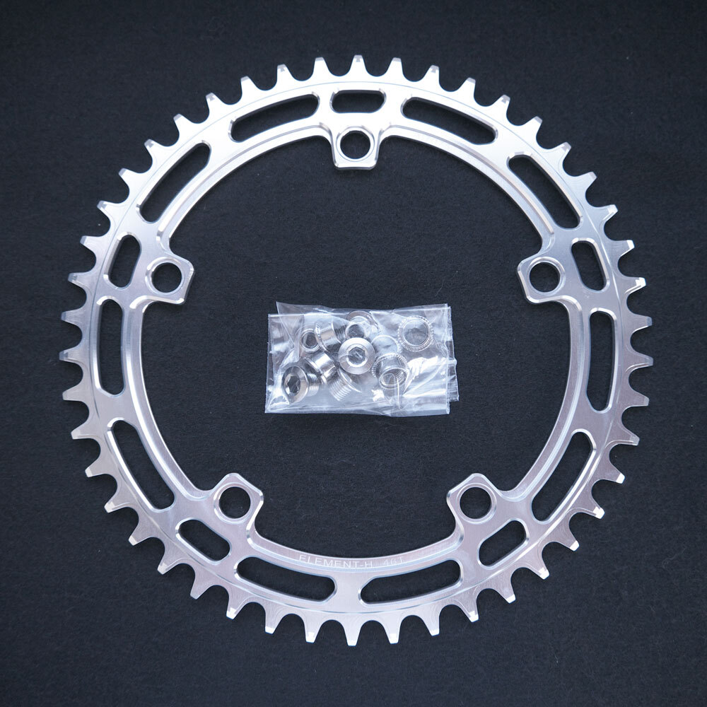 【送料無料】新品 ナローワイド 46T チェーンリング 銀 11速 PCD130 ATUSN