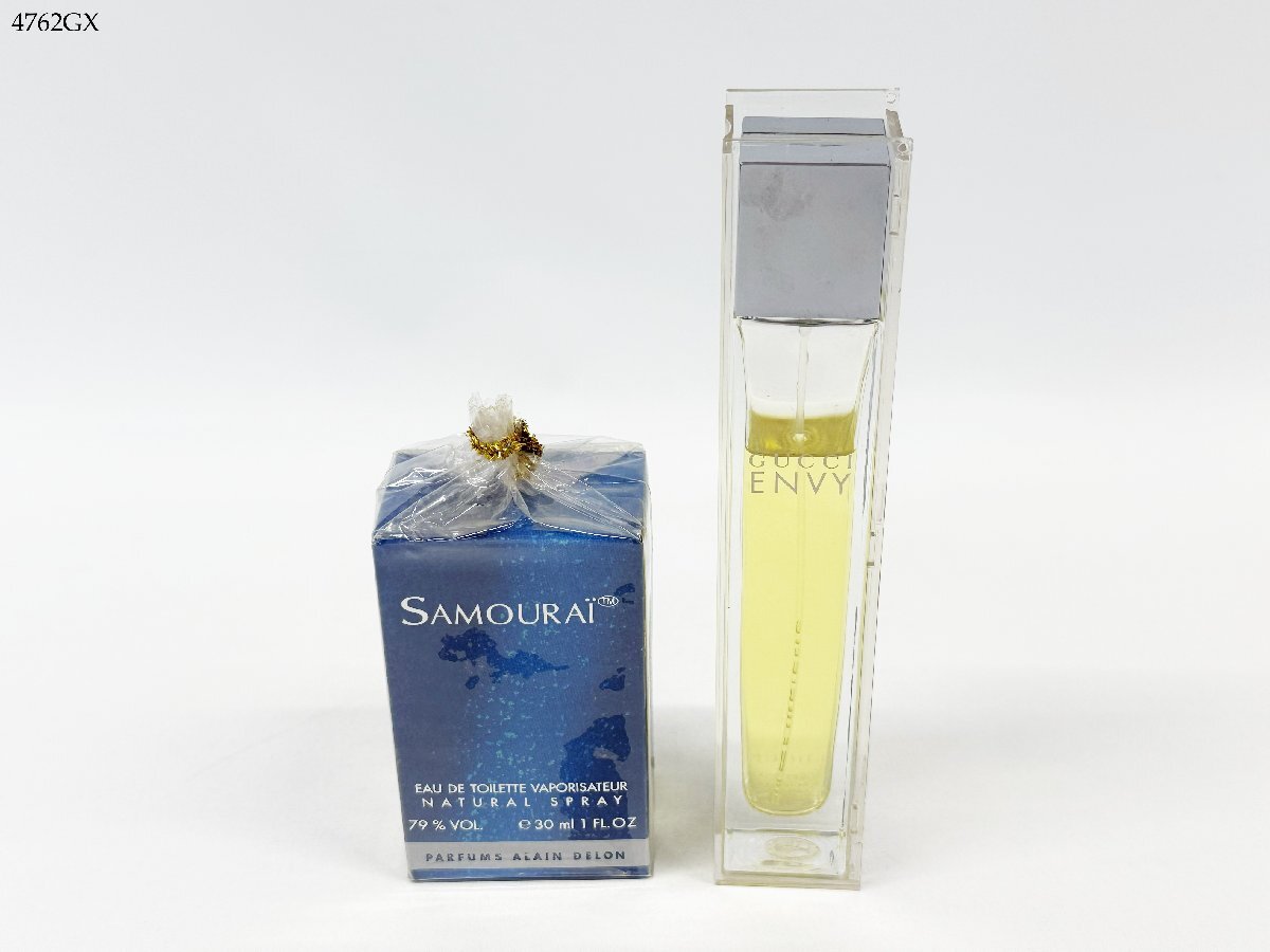 GUCCI グッチ ENVY エンヴィ 50ml/SAMOURAI サムライ 30ml オーデトワレ フレグランス 香水 2点 おまとめ 未開封品含 残量多 4762GX-13