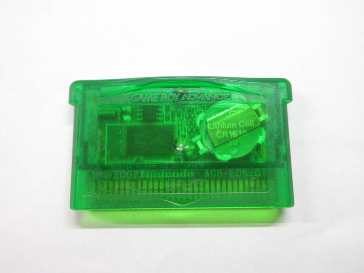 042Y416E◆GBA ポケットモンスター エメラルド ソフトのみ ※シール剥がれ 動作OK 