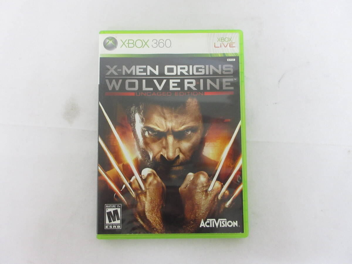 042Y418E◆Xbox360 Xmen Origins Wolverine エックスメン オリジンズ ウルヴァリン 海外版 中古