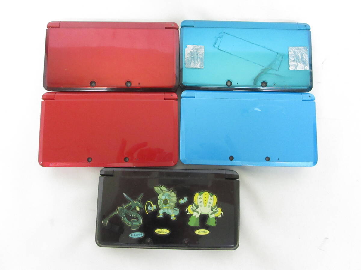 055C688E◆【動作品】ニンテンドー3DS 5台 セット 難あり ※タッチペン/SDカード欠品
