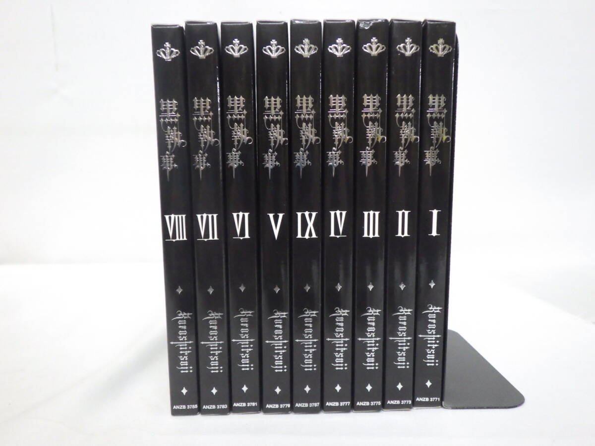 018D145E▲【中古・まとめ売り】 黒執事 第1期 Ⅰ〜Ⅸ 第2期 1～9 DVD 全巻セット