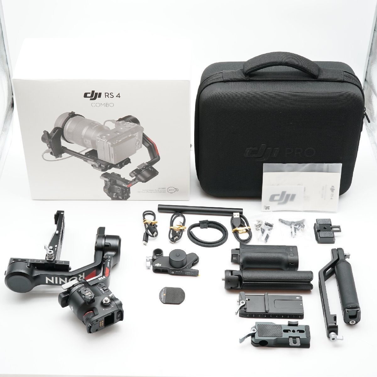 新品級 DJI RS 4 Combo コンボ あると嬉しい元箱・取説・付属品完備！