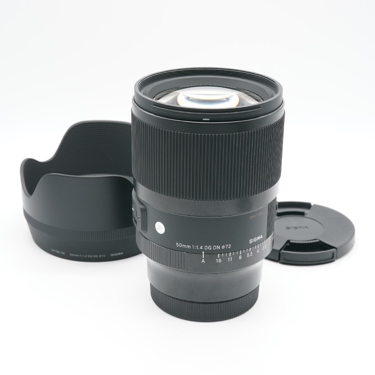 新品級 SIGMA シグマ 50mm F1.4 DG DN Art Lマウント あると嬉しい純正フード付！