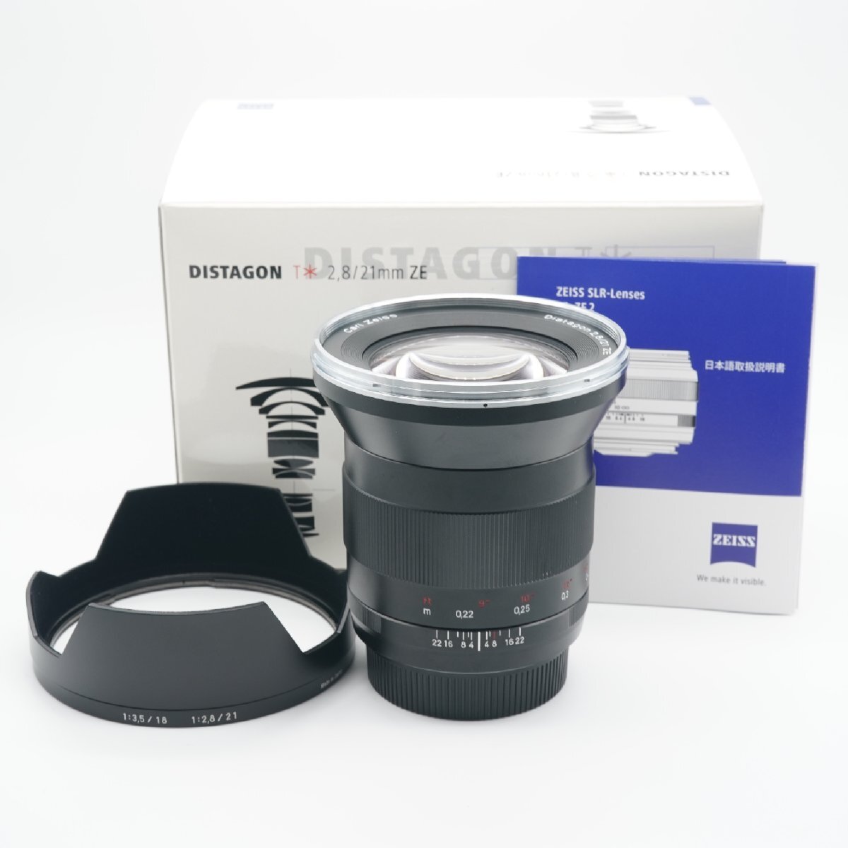 ほぼ新品 コシナ DISTAGON T* F/2.8 21mm ZE キヤノンEF ブラック